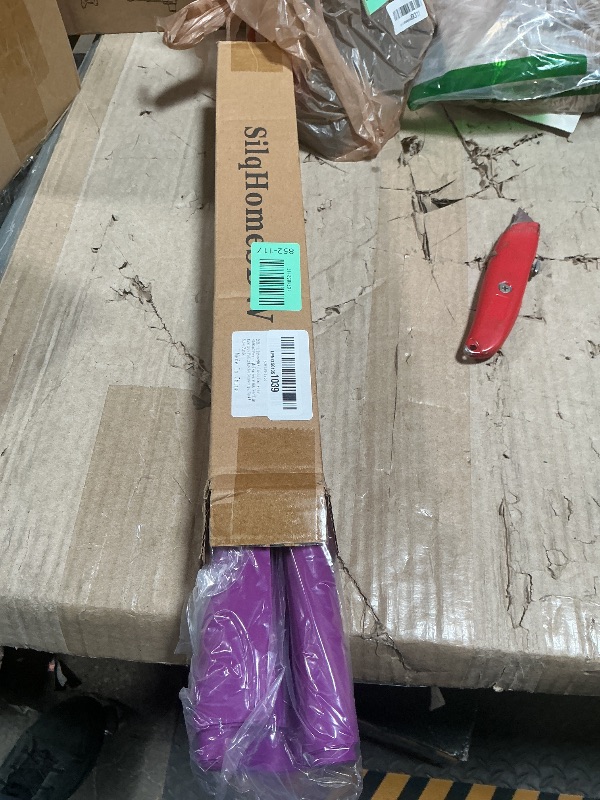 Photo 1 of 2-Pack Extra Thick Silicone Counter Mats - 24”x16” Large Heat Resistant Kitchen Countertop Protector, Non-Slip Hot Pad Trivet for Air Fryer, Hot Pots & Pans, Coffee Maker (Purple)