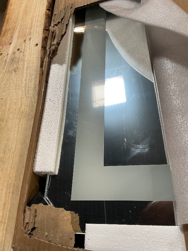 Photo 1 of *** MINOR SCRATCHES***LOAAO 62"x36" LED Bathroom Mirror with Lights, Anti-Fog, Dimmable, Backlit + Front Lit, Lighted Bathroom Vanity Mirror for Wall, Memory Function