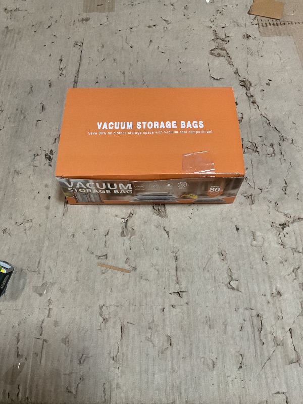 Photo 1 of ***BAGS ARE GREY/CLEAR COLORED NOT BLUE*** Vacuum Storage Bags for Travel, Space Saver Bags for Clothes, Compression Packing Bags for Luggage, 9 Combo Size