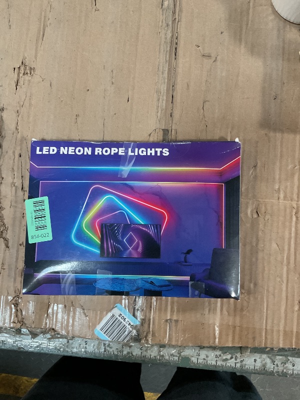 Photo 1 of 20Ft Led Rope Lights, Flexible Neon Lights Control with App/Remote, Multiple Modes, IP65 Outdoor RGB Waterproof, Music Sync Gaming Light Strip for Bedroom Decor