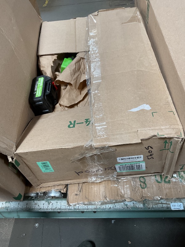 Photo 1 of ***USED***Leaf Blower Cordless, 650CFM Electric Leaf Blower with 2 x 5.0Ah Batteries and Charger, 6-Speed Modes, Brushless Motor, Powerful Blowers for Lawn Care, Yard, Patio, Dust, Blowing Leaves