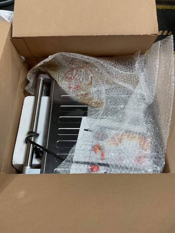 Photo 1 of ***POSSIBLY FOR PARTS/ UNTESTED / UNKNOWN DAMAGES*** Nuwave Bravo XL Pro Air Fryer Toaster Oven with Grill Combo, 2026 New Ultra-Fast Convection System, 35% Crispier, 2X More Even, 142 Presets, 50-500F, Smarter Probe, PFAS Free, 30QT, Stainless Steel