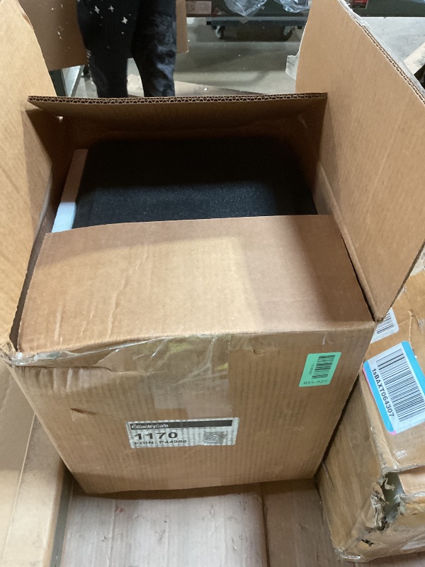 Photo 1 of ***FOR PARTS ONLY/ BROKEN**** SentrySafe Black Fireproof Document Box with Key Lock, Safe Secures Files and Documents for Home or Office, 0.61 Cubic Feet, 13.6 x 15.3 x 12.1 inches, 1170