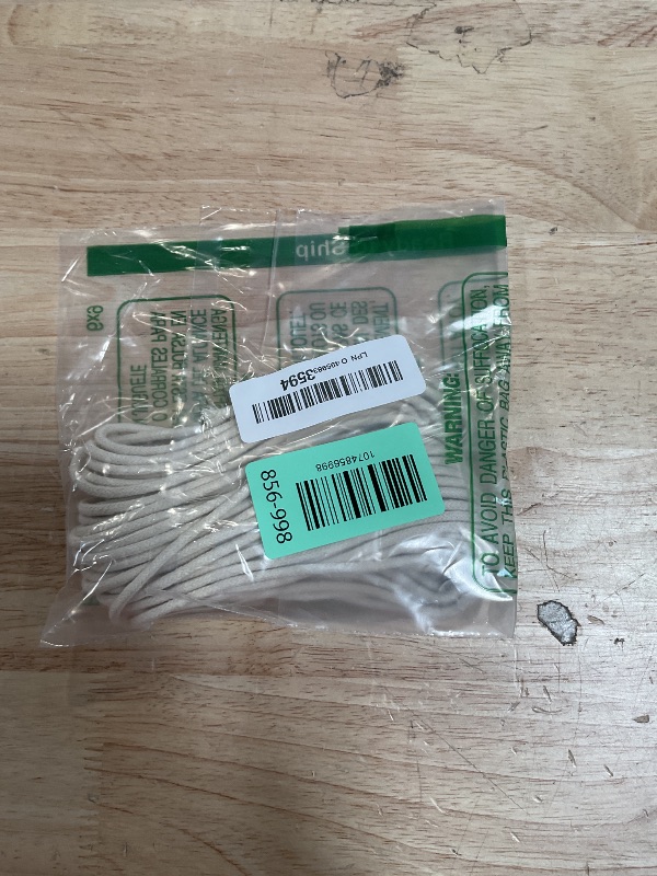 Photo 1 of 10M (33 ft) Oil Lamp Wicks Replacement 3mm Round Candle Wick Braided for Alcohol Lamps and Candles, DIY Handmade Candle Making Supplies