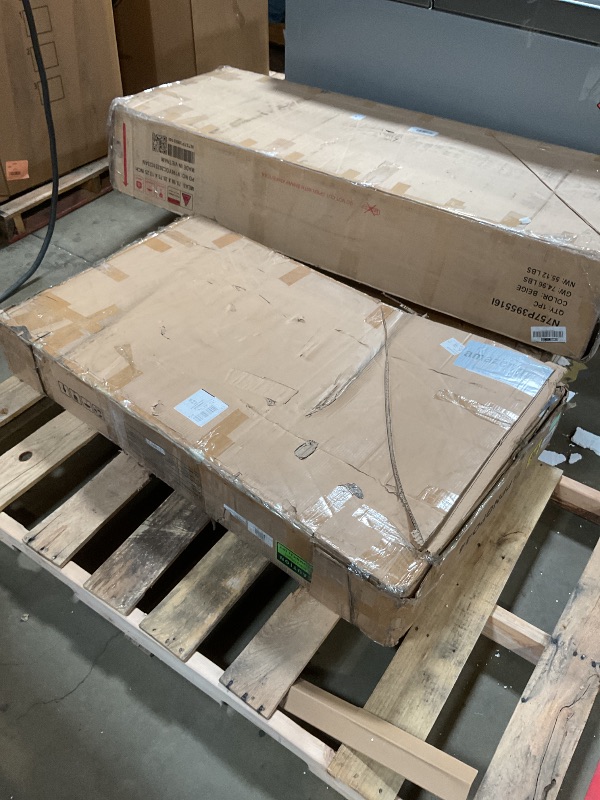 Photo 1 of ***DAMAGED/TABLE HAS HOLE*** 
SereneLife Full Size Ping Pong Table, 9’ x 5’ Regulation Fold-Flat Table Tennis Table, Hinged Panels for SUV Transport and Easy Storage, Portable Space-Saving Design, Net & Post Set Included