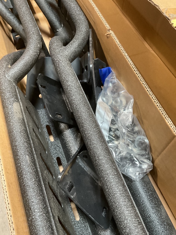 Photo 1 of ** minor use wearYITAMOTOR Running Boards Compatible with 2019-2026 Ram 1500 Crew Cab, Side Steps with Two-Stair Black Side Rails Nerf Bar