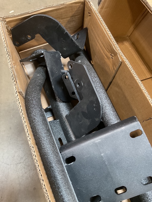 Photo 1 of ** minor use wearYITAMOTOR Running Boards Compatible with 2019-2026 Ram 1500 Crew Cab, Side Steps with Two-Stair Black Side Rails Nerf Bar