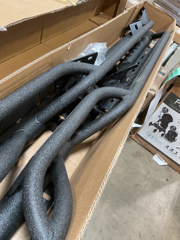 Photo 1 of ** minor use wearYITAMOTOR Running Boards Compatible with 2019-2026 Ram 1500 Crew Cab, Side Steps with Two-Stair Black Side Rails Nerf Bar