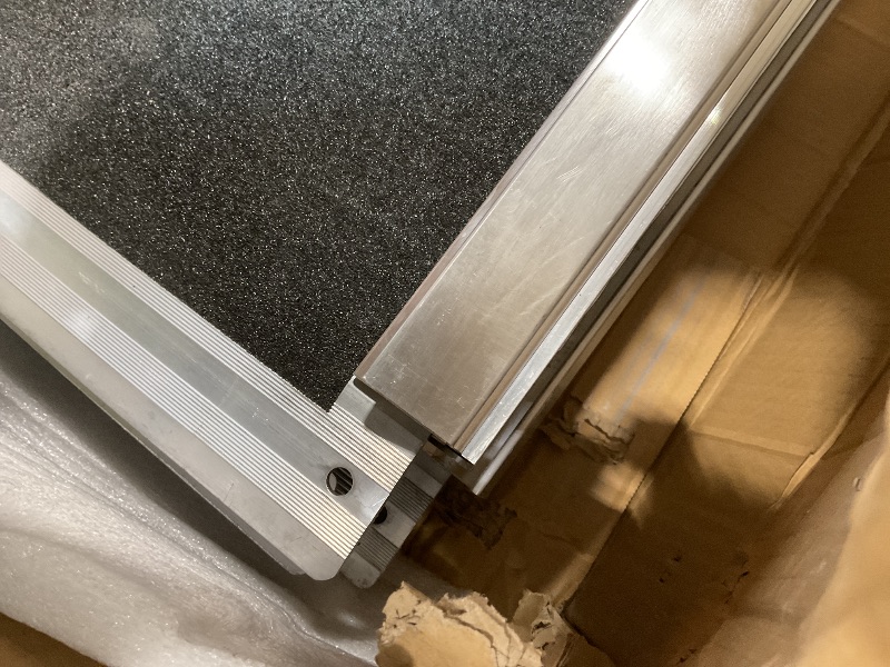 Photo 1 of **gloves not included**VEVOR 10FT Portable Wheelchair Ramp, Smooth Door Access No Blocking Design, 800 LBS Heavy Duty Non-Slip Threshold Ramp for Home Steps, Stairs, Doorways, Scooter, Curbs