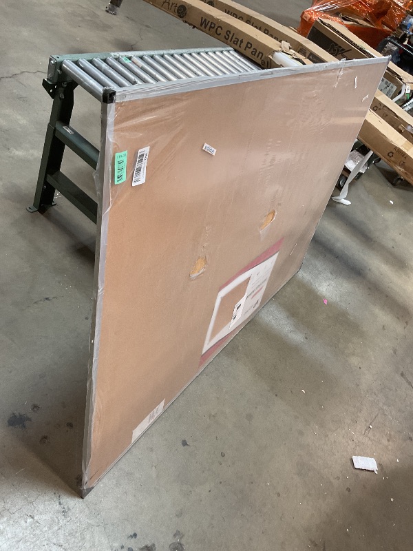 Photo 1 of ** minor scrape damage **VIZ-PRO Large Cork Bulletin Board, 72 X 48 Inches, Wall-Mounted Corkboard with Silver Aluminium Frame for School, Office, and Home 6' X 4'