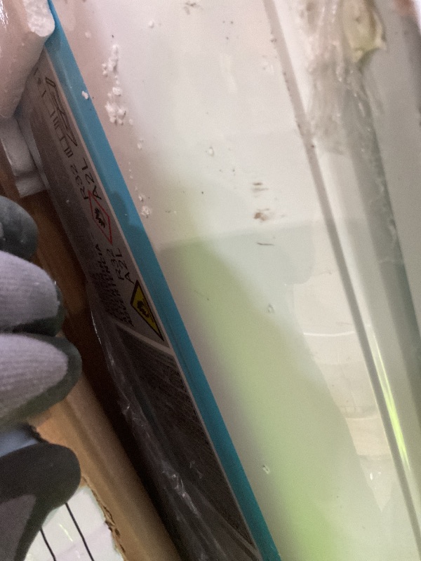 Photo 1 of **scrapes from transport **BLACK+DECKER Smart Portable Air Conditioner, 12,000 BTU (8,350 BTU SACC) for Rooms up to 550 Sq. Ft., Smart Portable AC with Follow Me Remote and Window Kit, BPACT12WT, White