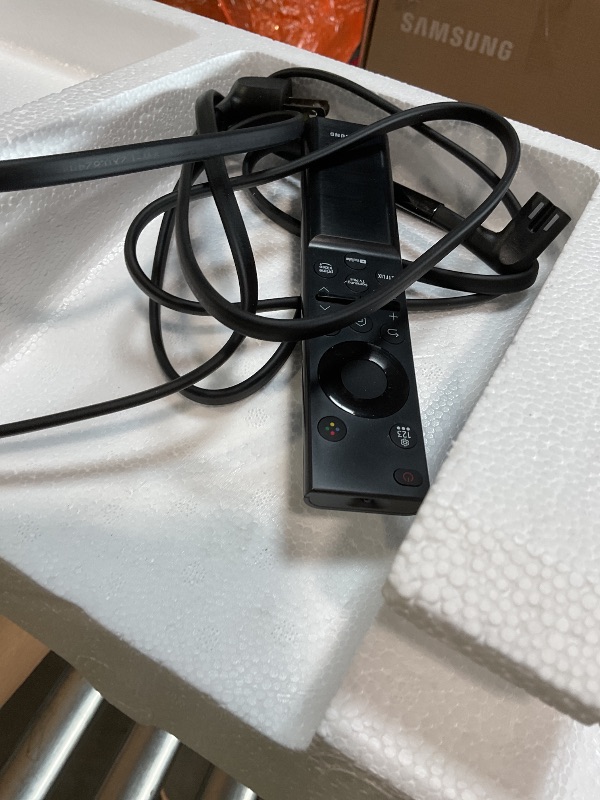 Photo 1 of **selling for parts. Major damage to screen**Samsung 85-Inch Class Crystal UHD U8000F 4K Smart TV (2025 Model) Endless Free Content, Processor, MetalStream Design, Knox Security, Alexa Built-in