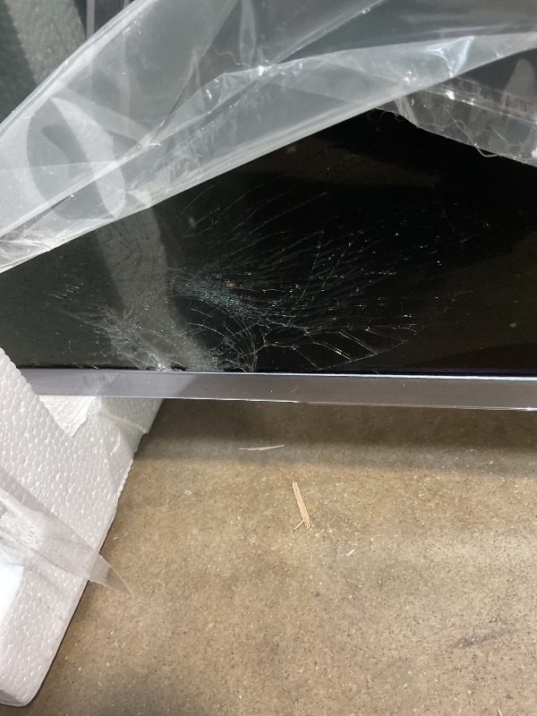 Photo 1 of **MAJOR DAMAGE TO SCREEN. TV only. Selling for parts ** TCL 98 Inch Class QM8K Series | Mini LED QLED 4K HDR | 98QM8K, 2025 Model | 120HZ-144HZ Anti Reflective Wide Angle Screen Smart Google TV Dolby Atmos | Voice Remote Alexa Gaming Streaming Television