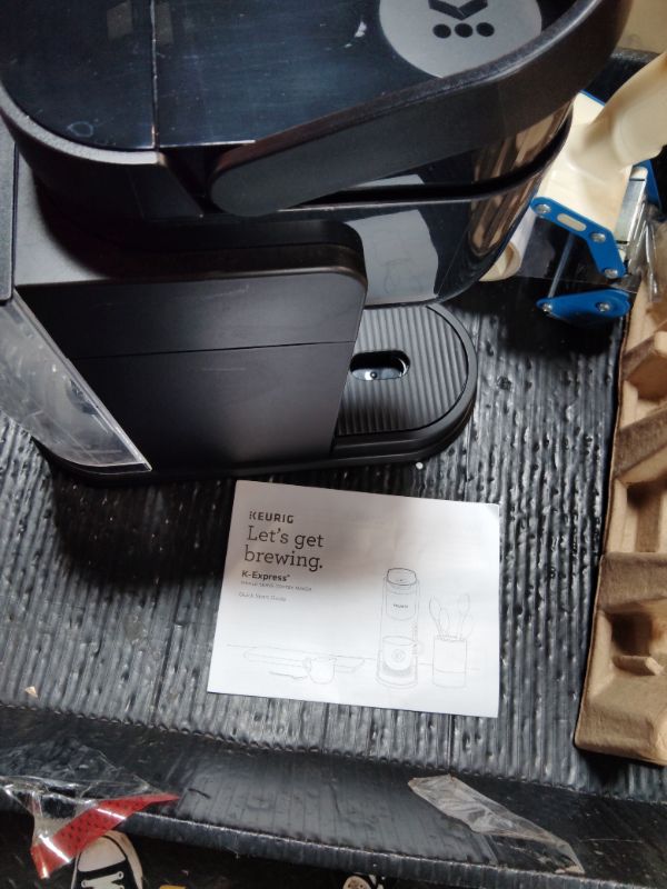Photo 1 of ***FOR PARTS / NON-FUNCTIONAL*** Keurig K-Express Single Serve K-Cup Pod Coffee Maker, 3 Brew Sizes, Strong Button Feature, 42oz Removable Reservoir, Black