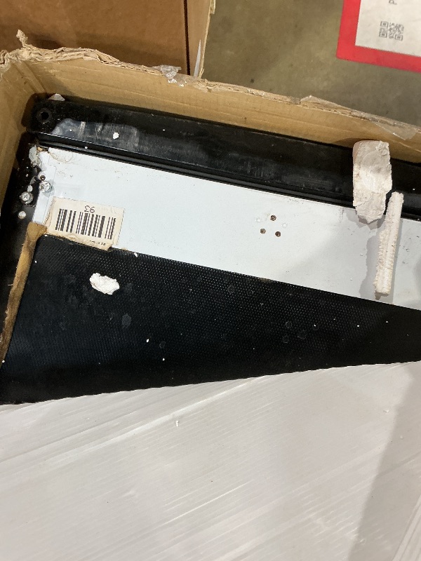 Photo 1 of ***NON FUNCTIONAL*** Midea MERM33S1AST Mini Fridge, 3.3 Cu.ft Compact Fridge with Internal Light, Adjustable Thermostat, Reversible Door, Low Noise for Dorm, Office, Bedroom, Stainless Steel