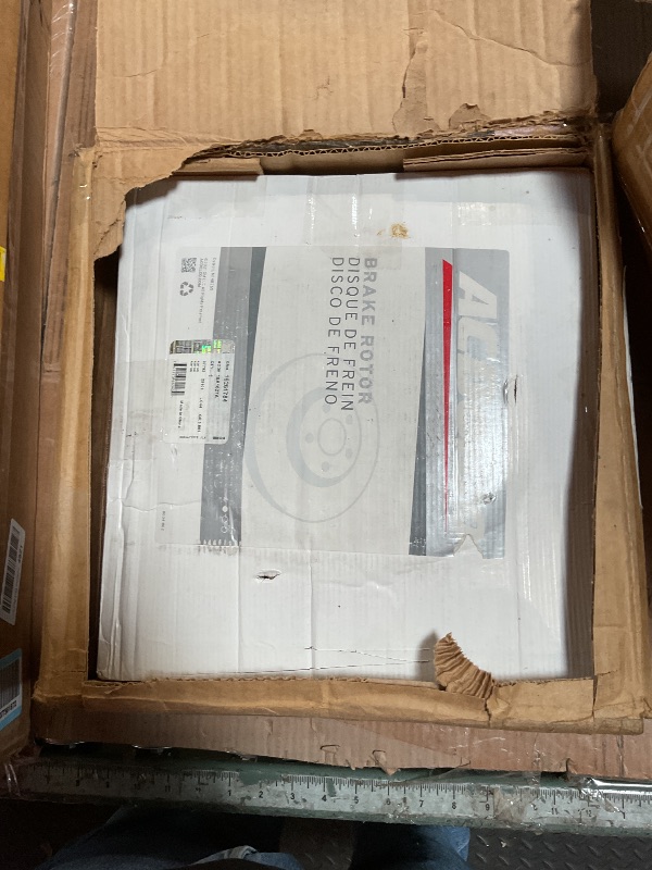 Photo 1 of ***FOR PARTS/ DAMAGED**** ACDelco Silver Rear Brake Rotor 18A1627A | GM 19261784 Brake Rotors for Select Ford F-150, F150 Heritage, Ford Lobo, Lincoln Mark LT, and more