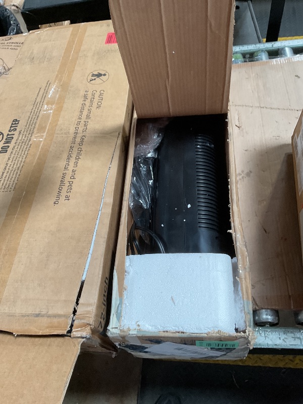 Photo 1 of **FOR PARTS ONLY/ NON-FUNCTIONAL*** Tower Fan for Bedroom, 28dB Quiet Bladeless Oscillating Standing Fan with Remote, 5 Speeds & 4 Modes, 12H Timer, LED Display, 22.3ft/s High Velocity Cooling Floor Fan for Home, Office (Black)