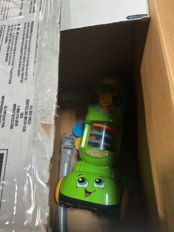 Photo 1 of *** HALF THE HANDLE IS BROKEN AND MISSING ***LeapFrog Pick Up and Count Vacuum, Green