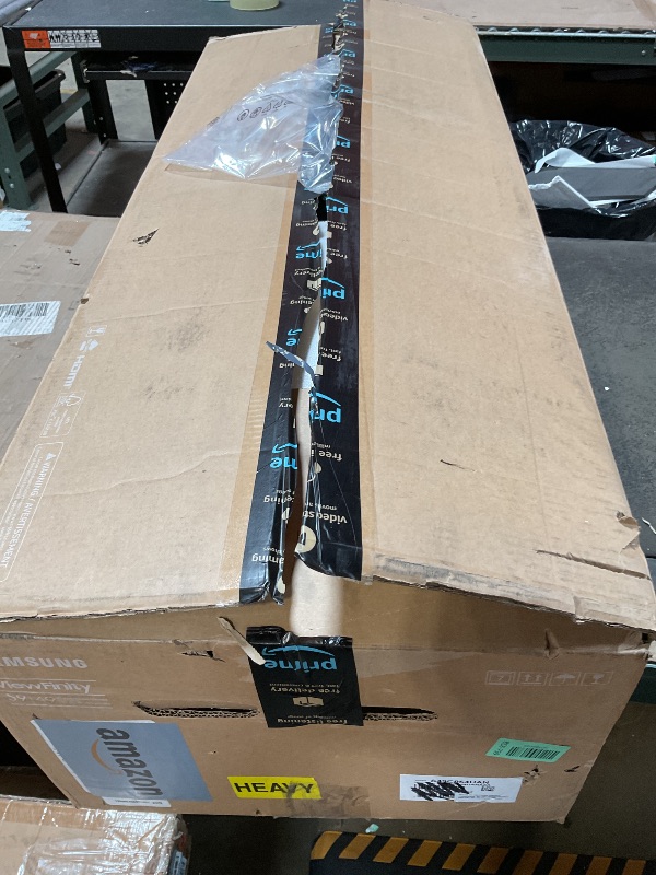 Photo 1 of ***SCREEN DAMAGE CAN BE USED FOR PARTS***Samsung 49” Business Curved Ultrawide Dual QHD Computer Monitor, USB-C, DisplayPort, HDMI, 120Hz, VESA DisplayHDR 400, Built-in Speakers, Height Adjustable Stand, Eye Care, LS49C954UANXZA, 2024