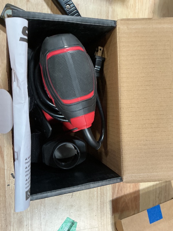Photo 1 of ***FOR PARTS ONLY/ NO POWER*** SKIL Corded Multi-Function Detail Sander with Micro-Filter Dust Box 3 Additional Attachments & 12pc Sanding Sheet- SR232301