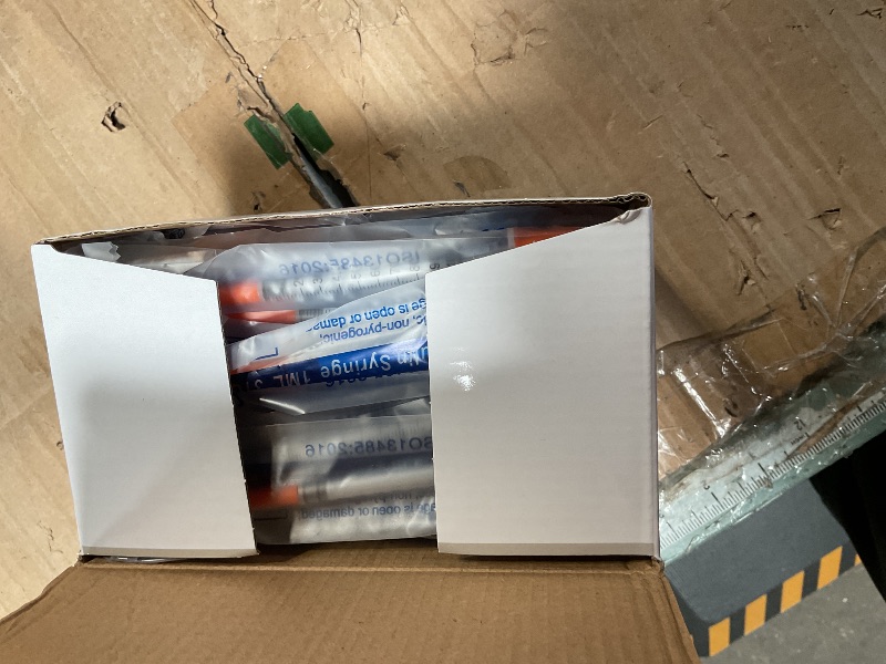 Photo 1 of 1ML Syringe, Lab Supplies Syringes 31G 5/16 Inch, Individually Wrapped, Pack of 100