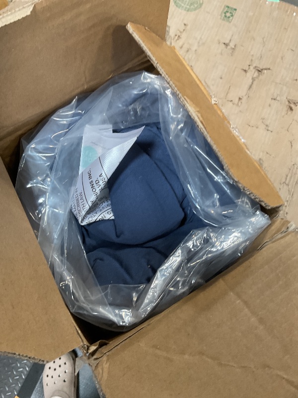 Photo 1 of ***PARTIAL SET/ MISSING PIECES** SLEEP ZONE Twin/Twin XL Comforter Set, Duvet Insert with Natural Wrinkle Texture, Cotton-Linen Feel, Lightweight and Breathable Fluffy Bedding Sets with 1 Comforter and 1 Pillow Shams (Navy)