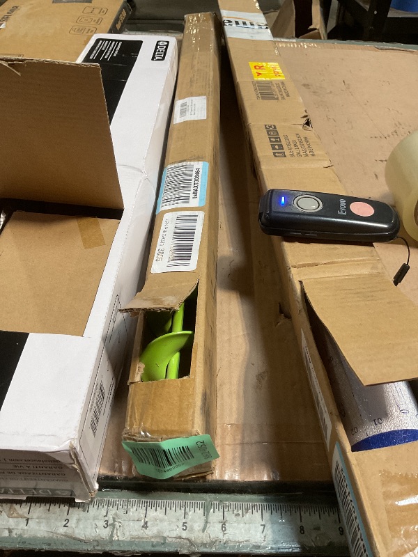 Photo 1 of 32" x 2" Upgraded Elongated Auger Drill Bit- No Need to Squat Post Hole Digger,100% Solid Barrel Extended Length Intensive Blades Heavy Duty Green Auger Drill Bit for Planting for 3/8" Hex Drive Drill