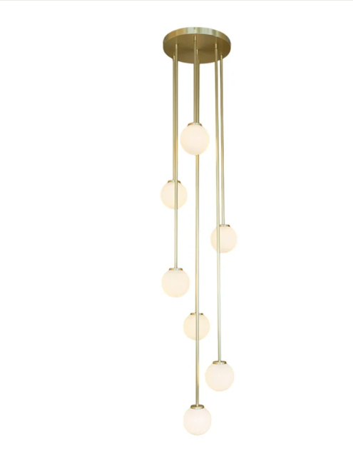 Photo 1 of **COLOR DIFFERS FROM STOCK*** Mezzo Cluster Chandelier Silver