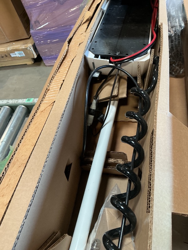 Photo 1 of ***BROKEN PROP SHAFT AND MISSING MOTOR PARTS***Minn Kota Riptide PowerDrive Bow-Mount Electric Trolling Motor with Wireless Remote – 70 Lb. Thrust, 54 in. Shaft, Saltwater