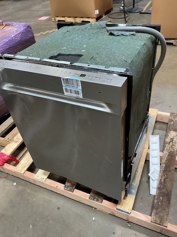 Photo 1 of ***LEAKS*** NO POWER CORD CAN’T TEST, MINOR DENTS AND SCRATCHES****Honeywell 24 Inch Dishwasher with 12 Place settings, 7 Washing Cycles, Stainless Steel and Plastic Tub, UL/Energy Star- Stainless Steel