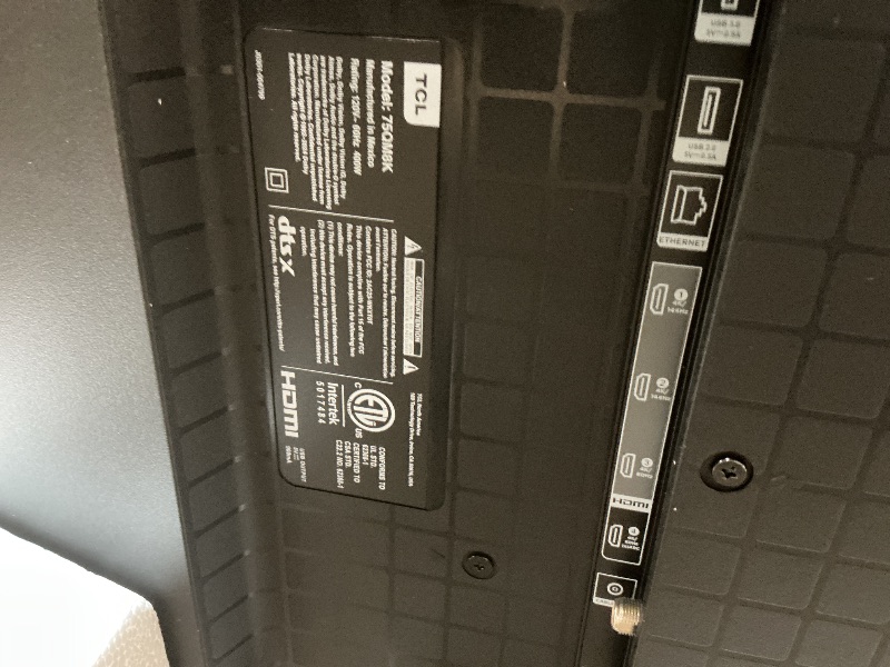 Photo 1 of ***STUCK IN P MODE***NON FUNCTIONAL***
TCL 75 Inch Class QM8K Series | Mini LED QLED 4K HDR | 75QM8K, 2025 Model | 120HZ-144HZ Anti Reflective Wide Angle Screen Smart Google TV Dolby Atmos | Voice Remote Alexa Gaming Streaming Television