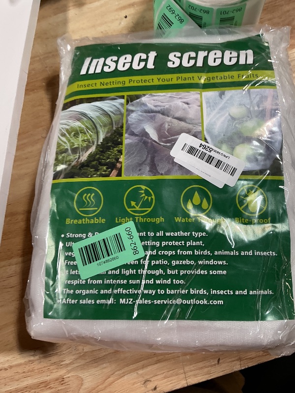 Photo 1 of 10 X 33 FT Garden Mesh Netting Pest Barrier for Raised Beds, Fruit Tree Netting for Cicadas, Bird Insect Nettings for Gardening, Blueberry Bush Strawberry Nettings Cover for Garden Protection