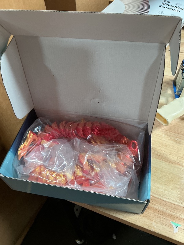 Photo 1 of ***HAS SMALLER BROKEN ASSEMBLY PIECE*** 35.4'' Large 3D Printed Dragon Toy - Upgraded Big Articulated Dragon for Creative Play, Home Office Desk Decor, Collectible Display, Fantasy Party - Unique Gift for Kids Teens Adults (Red Golden)