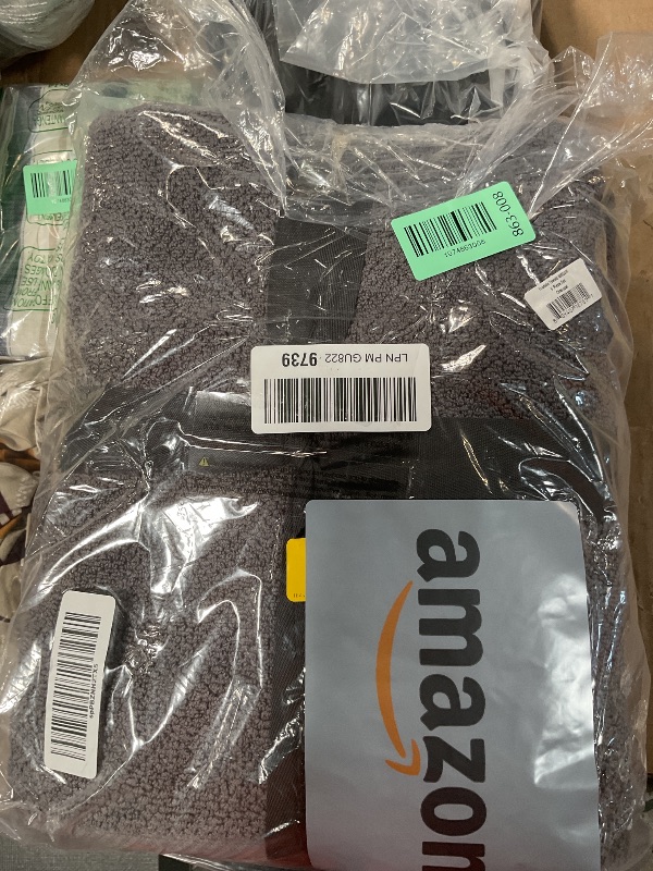 Photo 1 of **HAS MINOR DAMAGE DYE IS DAMAGED OR FADED*** Welhome Franklin 100% Cotton Popcorn Textured Towel Set - 6 Piece 600 GSM, Soft & Plush, 2 Bath Towels, 2 Hand Towels, 2 Washcloths, Dark Gray