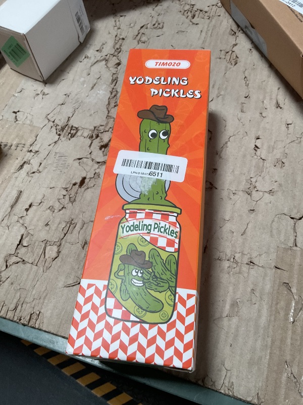 Photo 1 of ***FOR PARTS/ DOESN'T DANCE**** Timozo Yodeling Pickle, Talking Yodeling Toy Repeats What You Say, Singing Pickle Plush Toys - Rechargeable Twisted Mimicking Toy Singing Dance, Funny Prank Novelty Gag Gift for Adults & Kids
