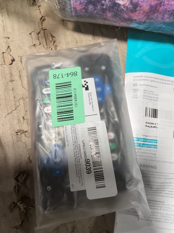 Photo 1 of (Pack of 2) Replacement Remote Control Only for Roku TV, Compatible for TCL Roku/Hisense Roku/Onn Roku/Sharp Roku/Element Roku/Westinghouse Roku/Philips Roku Smart TVs (Not for Roku Stick and Box)