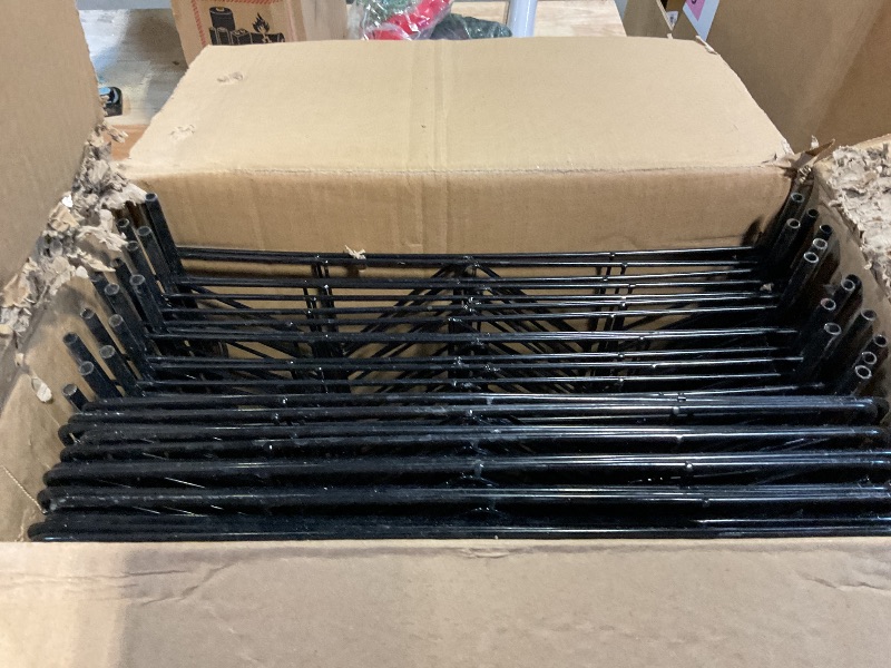 Photo 1 of ***MEASUREMENTS INACCURATE/ SMALLER THAN LISTED MEASUREMENTS*** YBING Tall Decorative Garden Fence, 15 Pack, 38in (H) x 15.7Ft (L), Rustproof Metal Fence Border, Small Animal Barrier, Border Panel Fencing, No Dig Fence for Flower Bed Patio Landscape Outdo