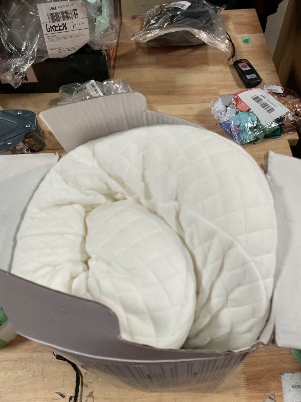 Photo 1 of **EXTREMELY DIRTY*** SAHEYER Side Sleeper Pillows for Adults, U Shaped Body Pillow for Pain Relief, Orthopedic Memory Foam Shoulder Pillow for Side,Stomach, Back, Arm with Removable Washable Cover (Upgraded Version),White