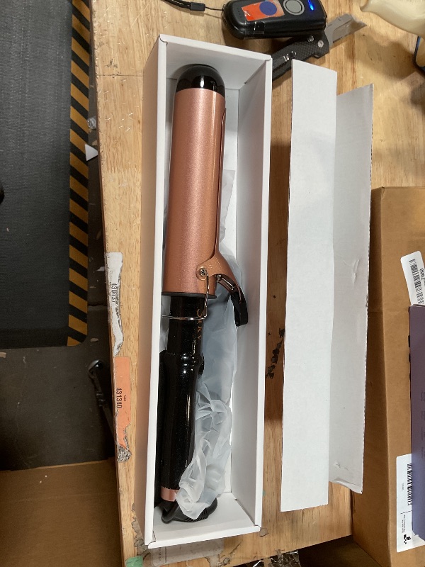 Photo 1 of 2 Inch Curling Iron Extra Large Barrel for Long Hair, Big Curling Wand Ceramic Tourmaline with LCD Display,10 Temps, Dual Voltage
