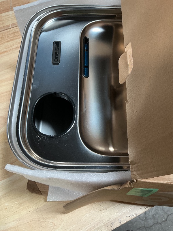 Photo 1 of **FOR PARTS ONLY/ MISSING ASSEMBLY PIECES*** oneisall Dog Water Fountain for Large Dogs, 10L/2.6Gal Stainless Steel Automatic Dog Water Bowl Dispenser with Deeper, Wider Drinking Area, Water Window & Triple Filtration for Large Dogs & Multi-Pet