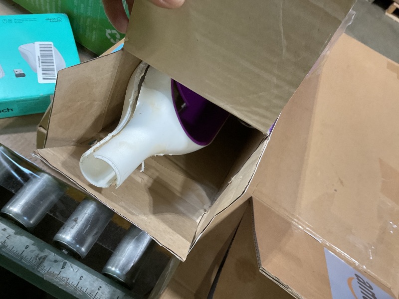 Photo 1 of *** CRACKED DISPENSER ***Swiffer PowerMop Mopping Kit for Floor Cleaning, Set Includes 1 Power Mop, 2 Replacement Pads, 1 Liquid Solution Refill, 2 Batteries, No Bucket Needed Electric Spray Cleaner, Multi-Surface and Wood