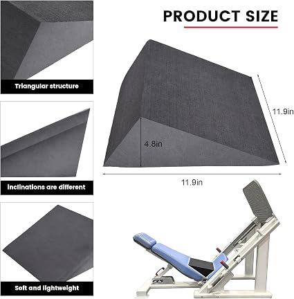 Photo 1 of ***SMALL WEDGES IN BOX***
Barbell Hip Thrust & Glute Bridge Block for Lower Body Exercise, Home Gym Platform