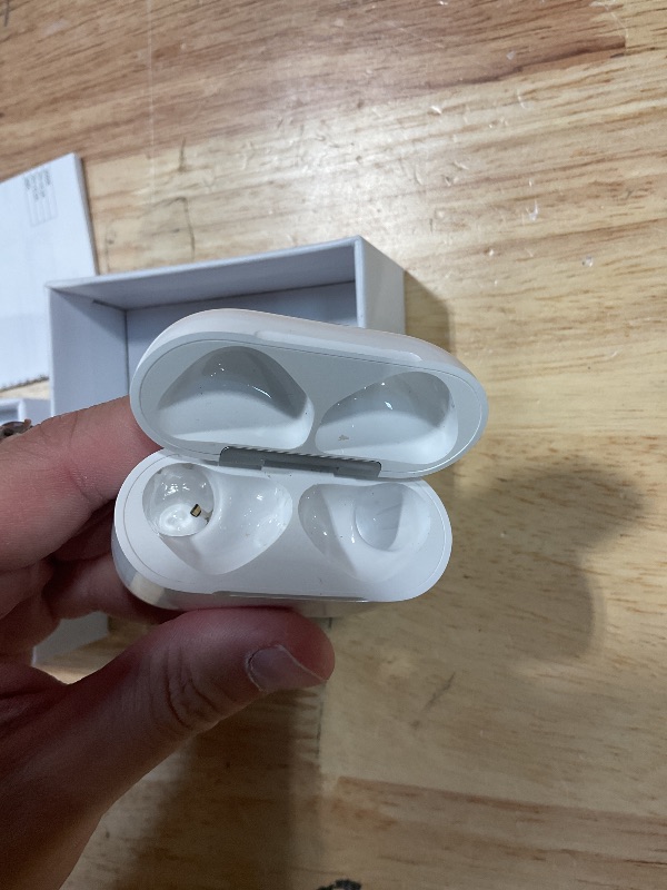 Photo 1 of ***JUST THE CASE*** OLEBAND Replacement Charging Case for AirPods 4th Generation USB-C,Wireless Charger Cases Compatible with iPod 4 gen Replacement case, Support Blue-Tooth Pairing,(White)