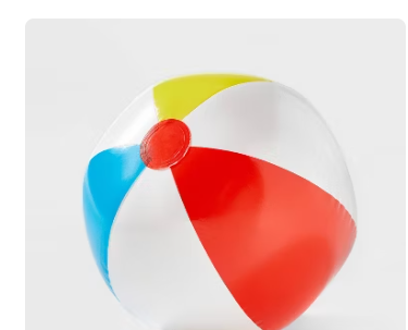 Photo 1 of ***2 DIFFERENT SIZE BEACH BALLS 1 GIANT & 1 smaller size *** 14" Classic Beach Ball - Sun Squad™: Pool Game Toy for 2+ Years/ Ceenna 1 Pcs 60 Inch Giant Beach Ball Large Inflatable Pool Toy Balls Summer Swimming Toys Parties PVC Jumbo for Adults Summer Be