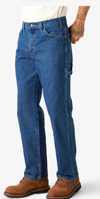 Photo 1 of **NEEDS ZIPPER REPLACEMENT*** DICKIES Relaxed Fit Heavyweight Carpenter Jeans W34 x L34