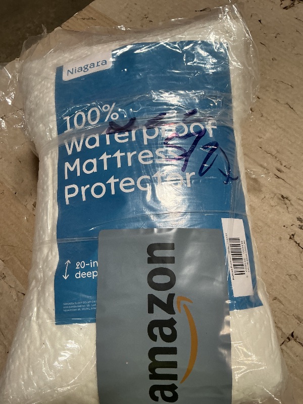 Photo 1 of 100% Waterproof King Mattress Protector - 360 Protection Against Spills, Stains & Accidents for Parents & Pet Owners - Noiseless & Cooling Viscose Made from Bamboo (White)