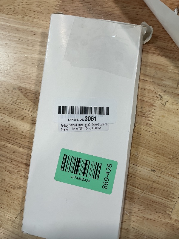 Photo 1 of 10 Pack Luggage Tags for Suitcases, Airplane Travel Essentials for Flying, International Travel Must Haves, and Luggage Accessories by Sodsay
