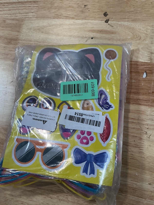 Photo 1 of 134Pcs Cat Party Favors Set for Kids Cat Themed Birthday Party Supplies With Cat Headband Spiral Notepads Pens Keychains Tattoo Cat DIY Face Stickers Silicone Bracelets Cat Favors for Girls Kids Party