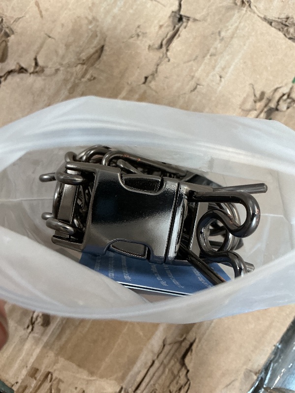 Photo 1 of *** POSSIBLY MISSING RUBBER COVERS FOR SPIKED PIECES / HEAVILY USED*** Dog Collar, Adjustable Dog Collar with Comfort Cap for Collars of Small, Medium and Large Dogs (XL(21-24" Neck, 4.0mm), Blcak)