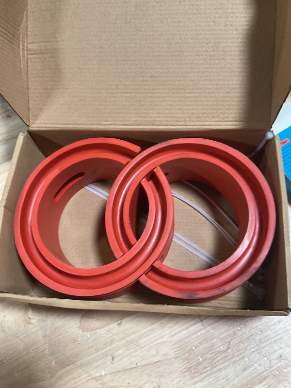 Photo 1 of 2PCS Heavy Duty Coil Spring Spacers B Type,Universal Rear Coil Springs Spacer for Enhancing Spring Rate with 1.45''-1.65" Spacing,Professional Automotive Rear Springs Booster